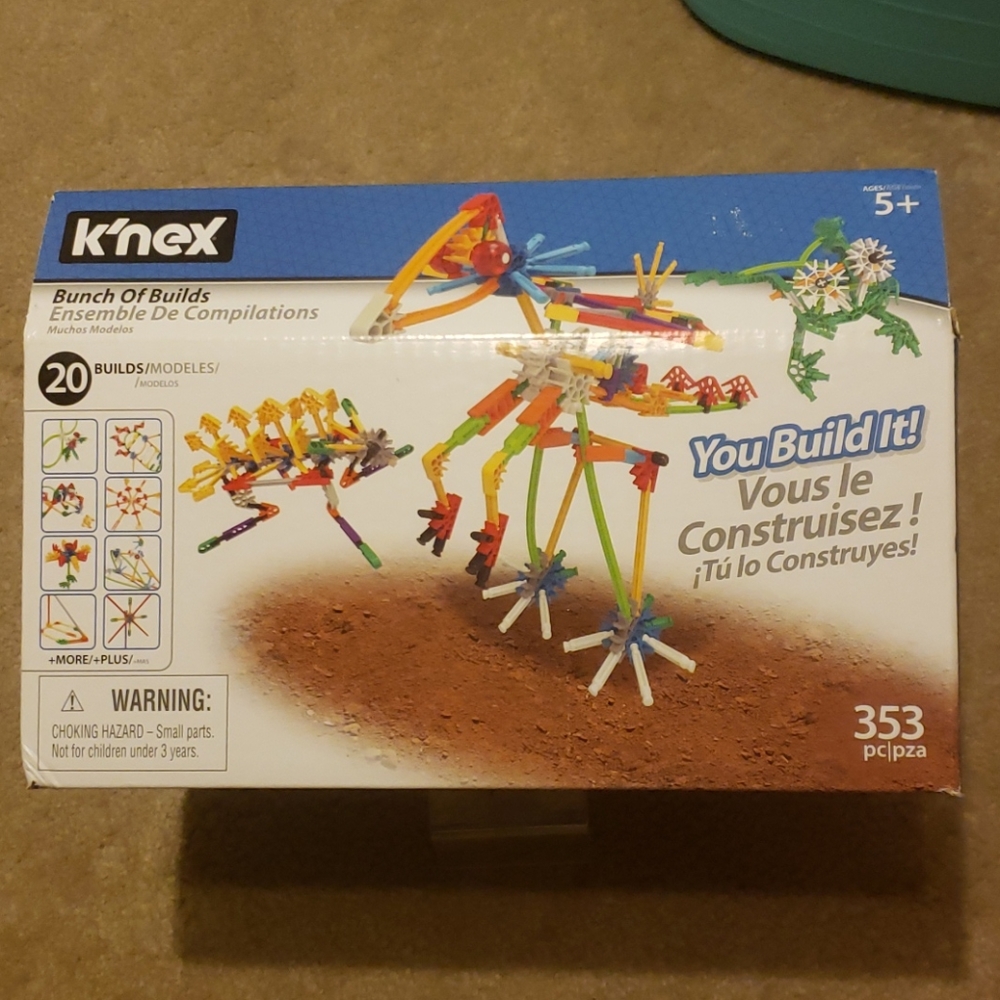 K'NEX bunch of builds Model building Kit 353 Piece